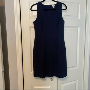 J. Crew Classic Navy Mini Dress